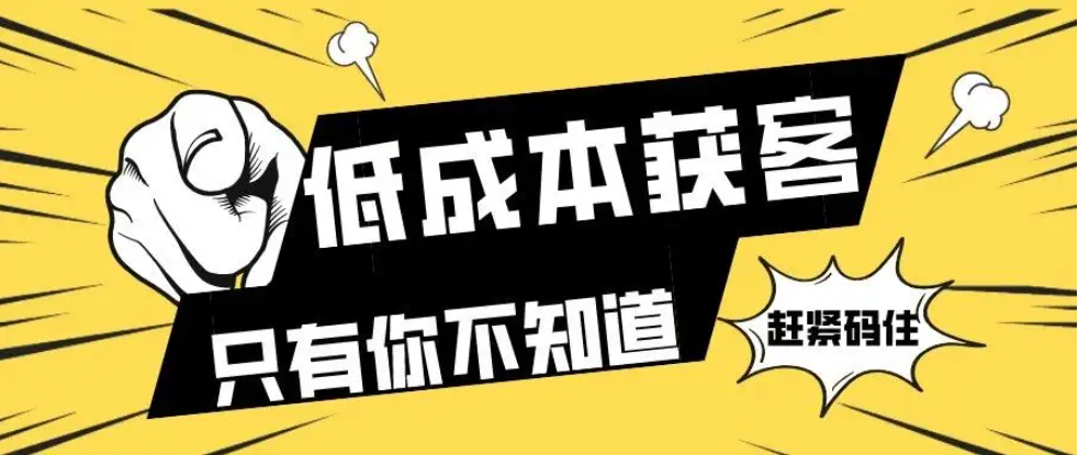 价值2699的低成本引流精品课：从低成本引流小白到低成本引流高手进阶，最小的支出获取最大的利润（最新完整版）百度网盘分享