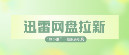 蜂小推，干货！迅雷网盘推广收益模式深度解析