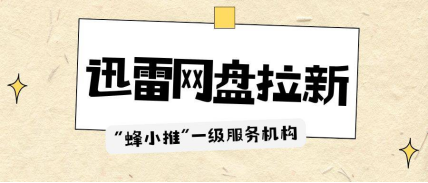 蜂小推，做好这几步，迅雷网盘拉新效果立竿见影