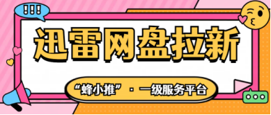 蜂小推，掌握核心逻辑，开启迅雷网盘推广副业之旅