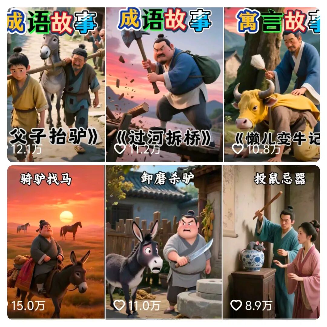 仅需3步！用AI制作儿童成语故事视频（附提示词工具）