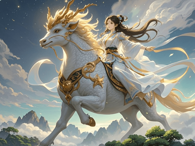 爆款速成！3步用AI生成美女骑神兽大片，轻松斩获过万赞