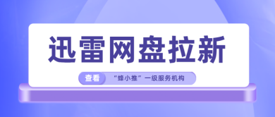 蜂小推，后悔没早发现!! 迅雷网盘推广，副业轻松拿捏