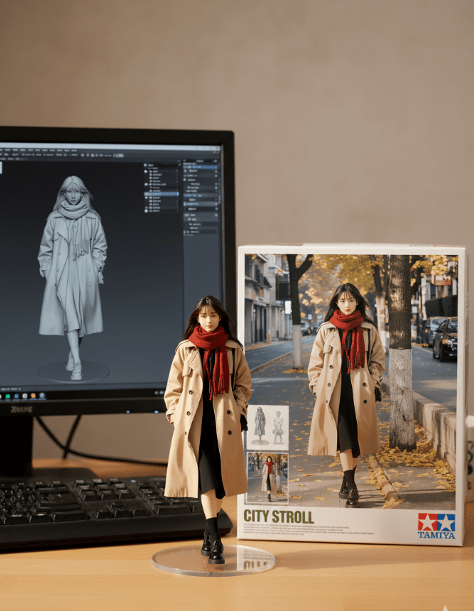 最近爆火的3D手办制作！借助AI工具，一行指令就能轻松实现！