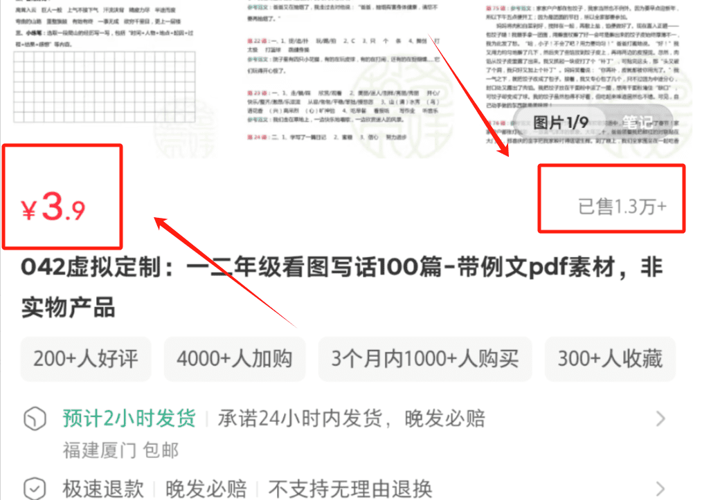 保姆级-小红书上卖虚拟资料，细节拆解！！