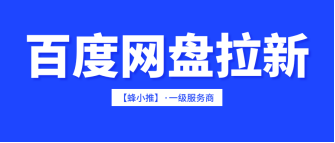 蜂小推，吃透激励活动核心，百度网盘拉新变现更高效