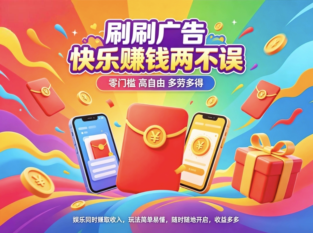 首码趣享实测稳定，看广告每天几分钟持续进账