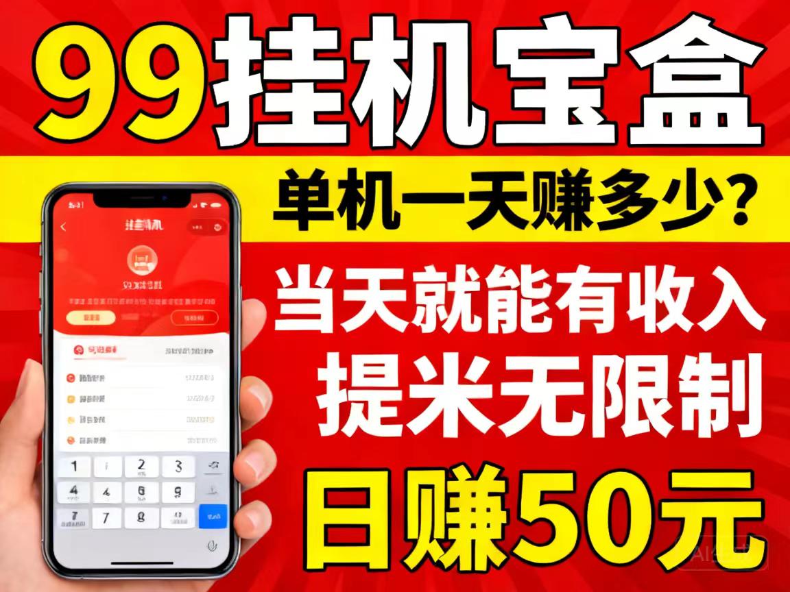 99任务盒子：无需人工手动搬砖/简单自动赚取零钱